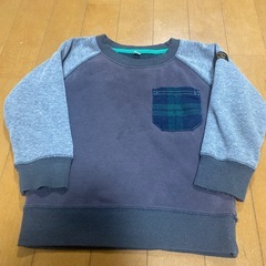 100サイズ　裏起毛トレーナー　4枚の画像