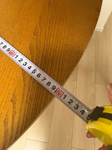 【美品】円形ダイニングテーブル 120cm 木製 ナチュラル