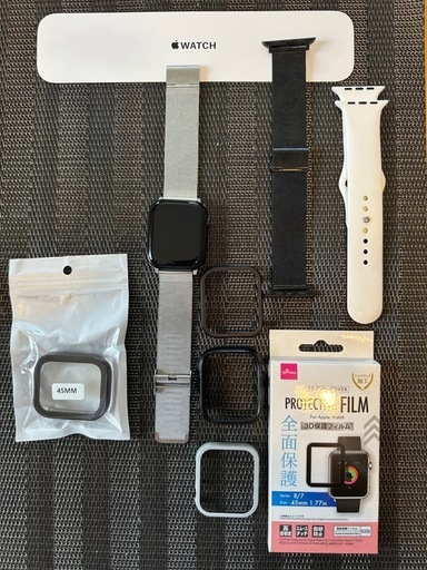 Apple watch series 8 45mmセルラー＋GPSモデル オマケ多数！