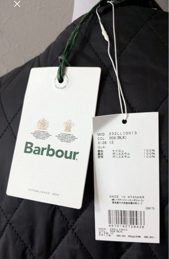 新品 Barbour バブアー ベスト ジレ タグ付き