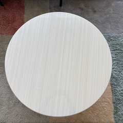 北欧風コーヒーテーブル　木目　鏡面仕上げの画像