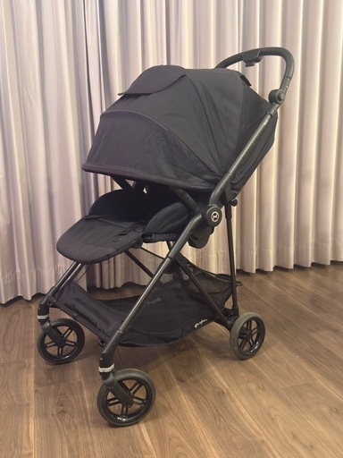 人気 軽量 オシャレ 機能的 Cybex Melio Carbon　Black