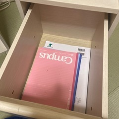 非対面取引🐤ニトリ。勉強机のランドセル引き出しの画像