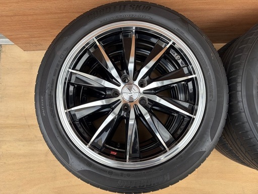 値下げしました！Weds  レオニス　17インチ　5穴　pcd100 