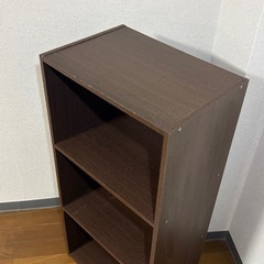 カラーボックス 収納 棚  3段 本棚 衣類収納 無料の画像