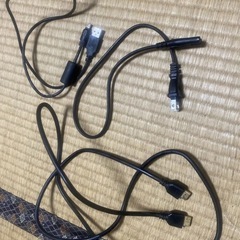 アース線付きAC電源ケーブルSANWA.DS 7A PSE125VIS-034 と未開封新品込み色々20点の画像