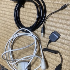 アース線付きAC電源ケーブルSANWA.DS 7A PSE125VIS-034 と未開封新品込み色々20点の画像