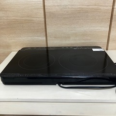 アイリスオーヤマ 2口IHコンロ IHK-WKT23-B [2口 /100V]の画像