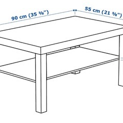 美品　
IKEA  LACK テーブルの画像