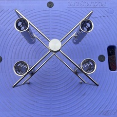 ステンレス製　釣竿立て　4本用　ロッドスタンド　倉庫保管品の画像