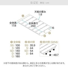 LOWYAのベッドフレームの画像