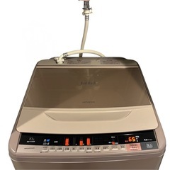 程度良い 日立 洗濯機 BW-V100A 10kg シャンパンの画像