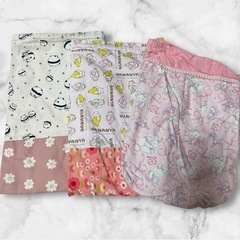 ハンドメイド 巾着袋 18点セット キャラクター柄 パッチワーク まとめ売りの画像
