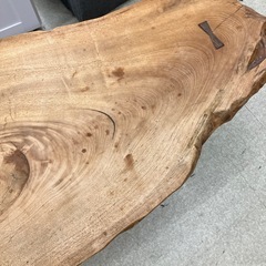 今2603-1274 ちぎり加工 ローテーブル キズ汚れ有りの画像