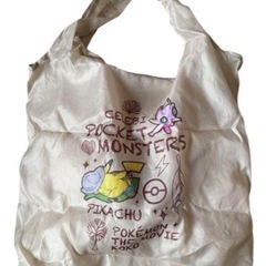 ポケモン　劇場版　ココ　エコバッグ2個セット　イエロー＆ライトベージュの画像