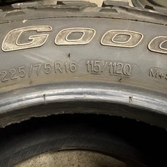 BFGoodrich  マッテレ  LT225/75R16 4本 デリカD5エクストレイル 足上げジムニーなどにの画像