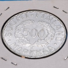 ヘルシンキオリンピック記念 500マルカ銀貨 1952年の画像