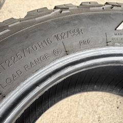 ホワイトレター　BFGoodrich All-Terrain LT225/70R16 4本 エクストレイルアウトランダーデリカD5リフトアップジムニーの画像