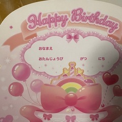 ピューロランド　バースデー　アニバーサリー　シールの画像