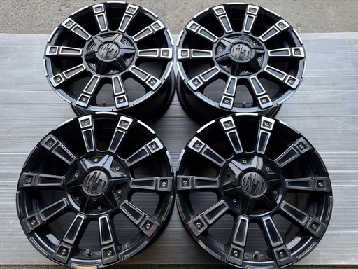 レアマイスター MOST 16×7J 5Hマルチ 114.3PCD/127PCD+38 4本 デリカD5 