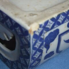 ☆陶器　枕　昭和　レトロ（使用品）☆の画像