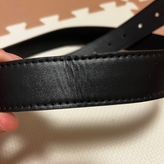 レディース　ベルト　黒　シルバーの画像