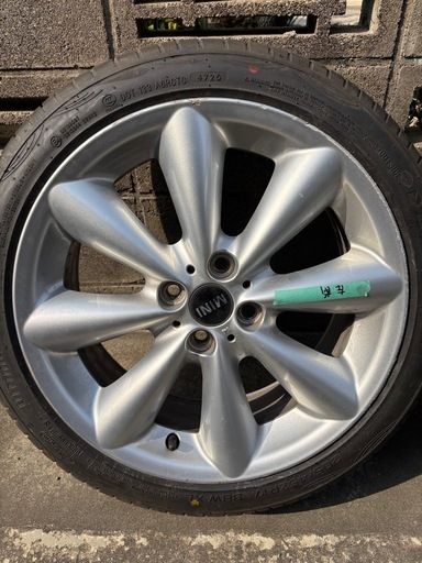 MINI ミニ純正ホイール 17x7J+48 夏タイヤセット 205/45R17売切！！