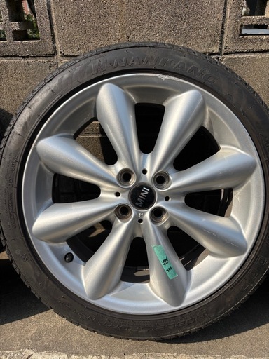 MINI ミニ純正ホイール 17x7J+48 夏タイヤセット 205/45R17売切！！