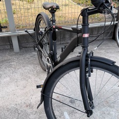 コールマン クロスバイク 26インチ ブラック 美品の画像