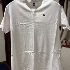 POLO ホワイト Vネック Tシャツの画像