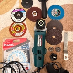 DIY卓上スライド丸のこキッド グラインダー付き マキタ鮫肌の画像