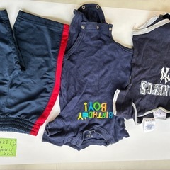 1歳までの子供服の画像