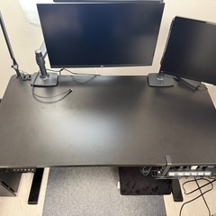 (デスク単体）FLEXISPOT 電動式スタンディングデスク　EF1 　(幅120×奥行60,メモリー機能付き)  の画像