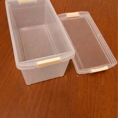 【6点セット】フタ付収納ボックス（高さ16×横16×奥30cm）/ 引越処分※4/12までの画像