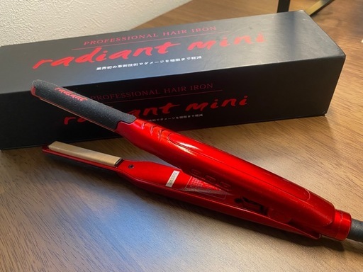 【美品】ストレートアイロン　radiant mini（ラディアントミニ）
