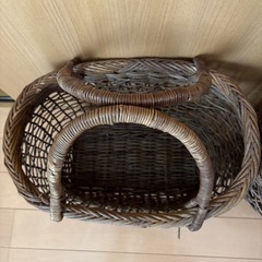 つるのカゴ2個セットの画像