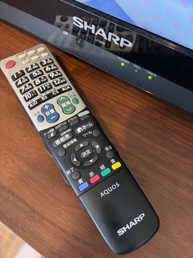 取引中　再値下げ【60型】SHARP AQUOS テレビ　リモコン付き