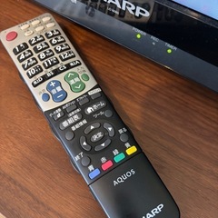 【60型】SHARP AQUOS テレビ　リモコン付きの画像