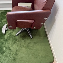 美容院の椅子ペダル付き一脚の画像