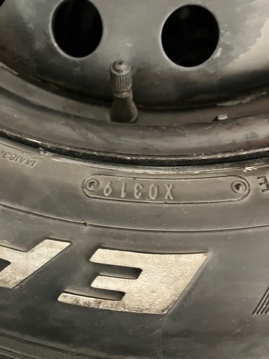 215/65/16c 109/107R スチールホイール付き夏タイヤ　EAGLE#1 NASCARホワイトレター　