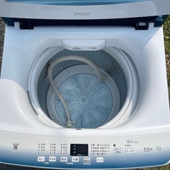 No.182m ハイアール5.5kg洗濯機2023年製の画像