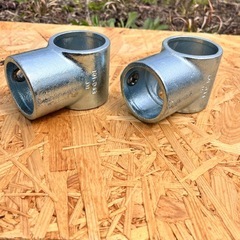 単管パイプ　ジョイント　T字　2個セットの画像