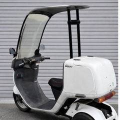  自賠責R10年5月まで有！エンジン始動OK　ホンダ ジャイロキャノピーTA02 メーター9800キロ　配達　ウーバー  ミニカー登録済の画像