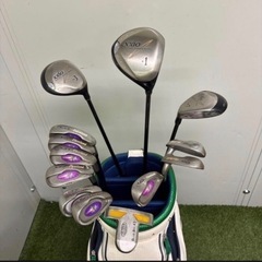  ゴルフクラブ一式セット XXIOドライバー付 adidasバッグ 初心者OKの画像