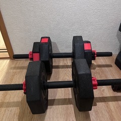 お引き取り限定　可変式ダンベル　ほぼ未使用の画像