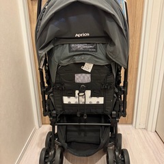 アップリカ カルーンエアー メッシュ AB グレー ベビーカー 軽量 両対面の画像