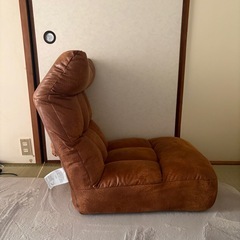 ニトリ製　レザー 座椅子  美品の画像