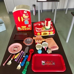 ハローキティーキッチンおもちゃセットの画像