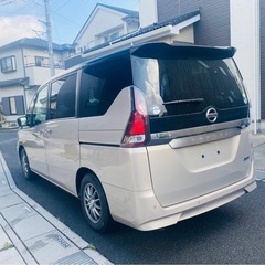 2017年式、2年式車検付き、38,000キロ、セレナハイブリッド、テレビ、ナビ、アラウンドビューモニター、ETC、8人乗りの画像