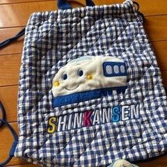 新幹線入学　入園バッグ3点セットの画像